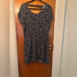 Pink Republic Black and White Floral Dress